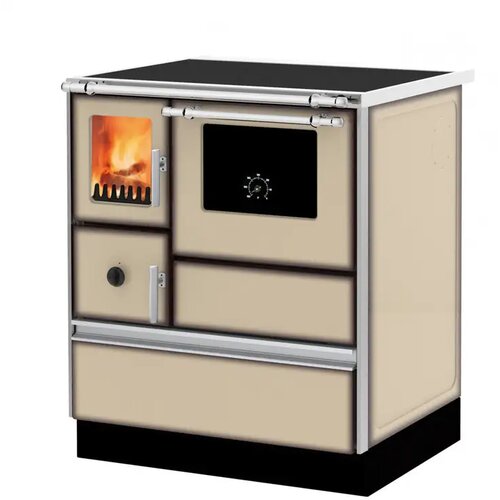 Alfa_Plam Šporet na čvrsto gorivo Dominant 70 Delux, kapućino, desni Cene