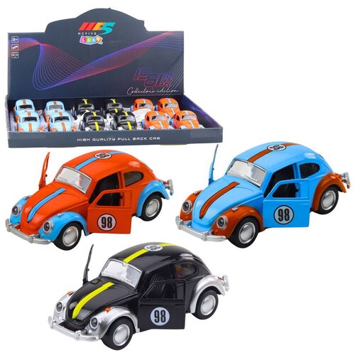  Metalni retro auto Buba na povlačenje 1:32 - boju šaljemo nasumično Cene