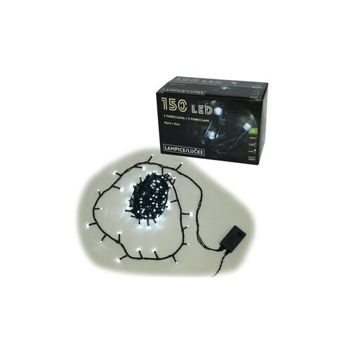  Lučke, 150 LED, bele, s funkc, (20824683) Slike