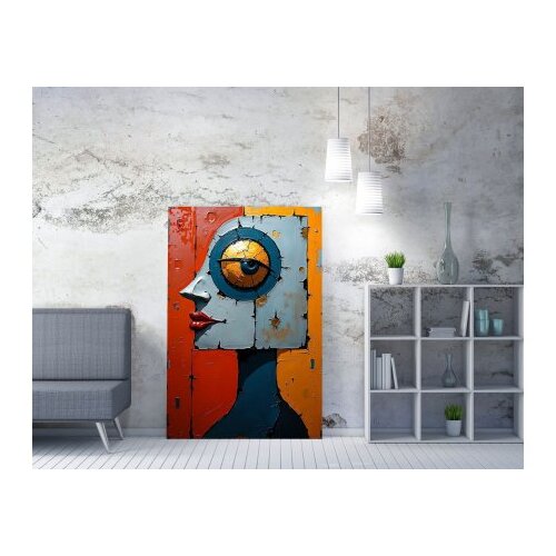 WALLXPERT Dekorativna slika na platnu, 70x100cm, Šareno Cene