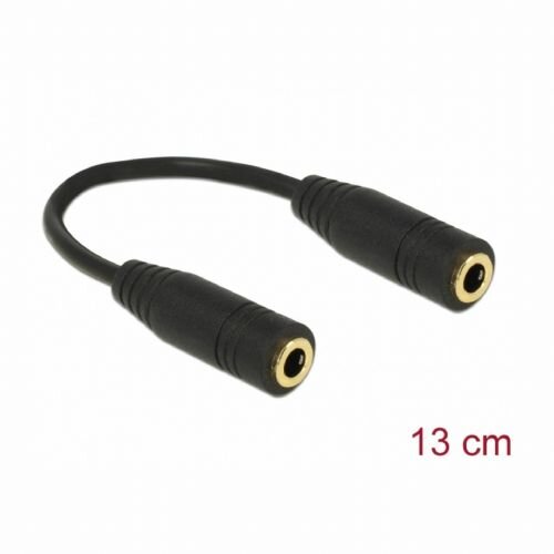 Delock 65896 65896 audio produžetak [1x priključna doza za 3,5 mm banana utikač - 1x priključna doza za 3,5 mm banana ut Cijene