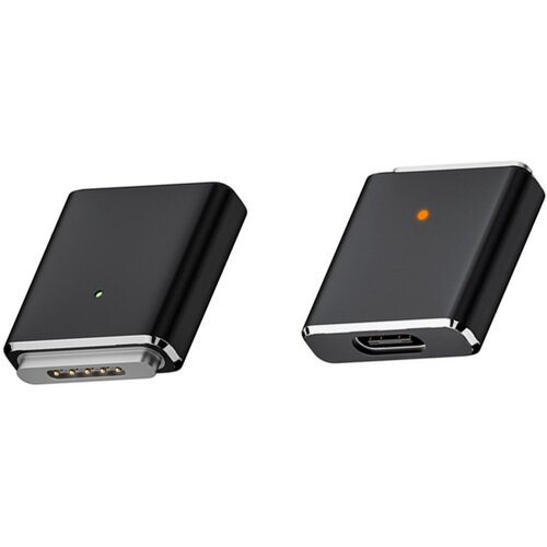 INF 100W USB-C ženski na MagSafe 3 adapter (CF/MAG3-BK) &ndash; aluminijeva zlitina, PD 100W hitro polnjenje z LED indikatorjem, izhod MagSafe 3 Črna, (5000277074) Cene