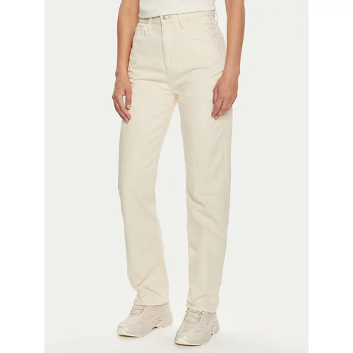 Calvin Klein Jeans Jeans hlače Hammerloop J20J223656 Écru Straight Fit