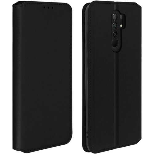 AVIZAR xiaomi redmi 9 folio case držalo za kartice in stojalo za video, magnetni preklop - crn, (20626619) Cene