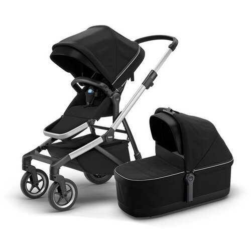 Thule Komplet Sleek dječja kolica + Sleek ko&amp;scaron;ara crna Slike