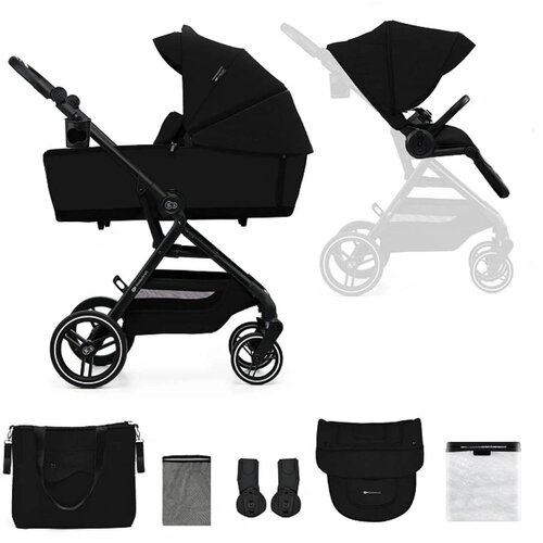 Kinderkraft otro&amp;scaron;ki voziček Yoxi 2v1, Pure Black Slike
