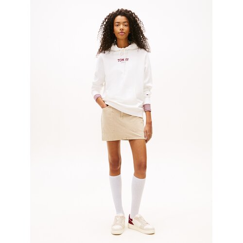 Tommy Jeans Sweater majica &amp;#039;ESS&amp;#039; crvena / bijela Slike