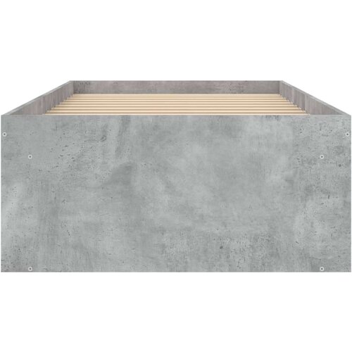  Kreveta boja betona 75 x 190 cm mali za jednu osobu Slike