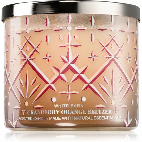 Bath & Body Works Cranberry Orange Seltzer dišeča sveča 411 g
