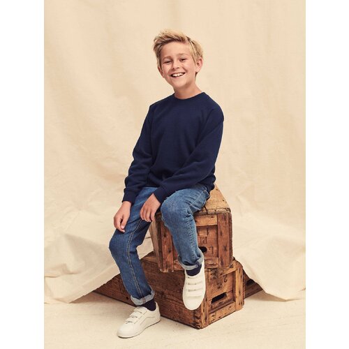 Fruit Of The Loom Granatowa bluza dziecięca Raglan Sweat Cijene
