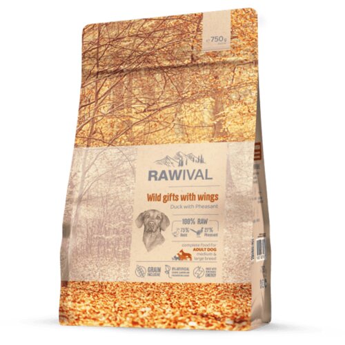 Craftia rawival wild gifts with wings adult dog medium &amp;amp; large breed - 750 g Slike
