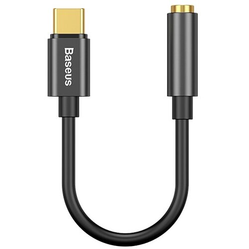 Baseus CATL54-01 cable gender changer Type-C 3.5mm Black Slike