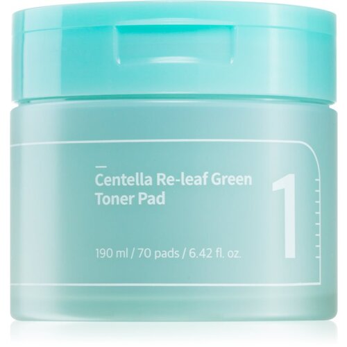 numbuzin No. 1 Centella Re-Leaf Green Toner Pad tonizirajoče blazinice za pomiritev kože 70 kos Cene
