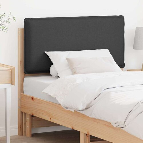 vidaXL Tapecirano vzglavje z vzglavjem Naravna in temno siva 90 cm Cene