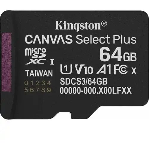 Kingston Micro SD Card 64GB SDCS3/64GBSP class 10 Slike