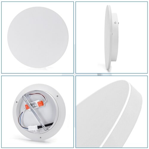 Aigostar led zidno svetlo LED/12W/230V 3000K 25 cm belo Slike