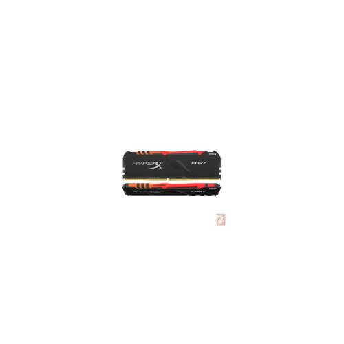 Kingston HyperX DDR4 16GB (2x8GB), 3600Mhz, CL17, HyperX Fury RGB, black (HX436C17FB3AK2/16) ram memorija Slike
