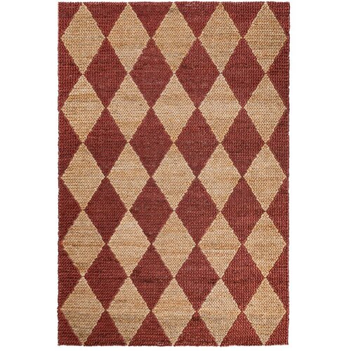 Flair Rugs Ročno tkana preproga iz mešanice jute v barvi terakote 120x170 cm Effie Diamond – Cene