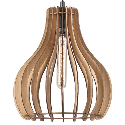  Visilica na sajli TUCCI 1xE27/60W/230V, prečnik 29 cm, hrast Slike
