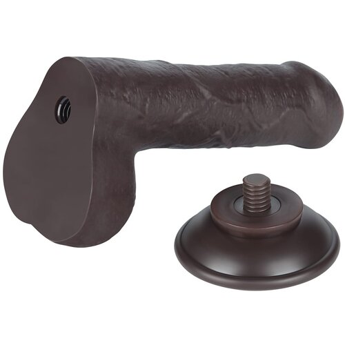 Lovetoy 2024 Dildo Lovetoy Sliding Skin Dual Layer Black 7&amp;#039;&amp;#039; Slike