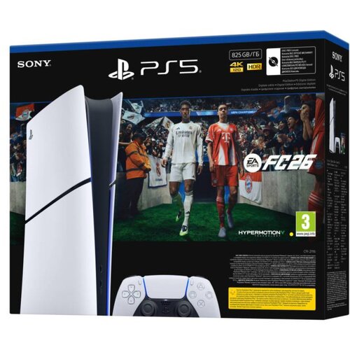 Sony Konzola PlayStation 5 - 825GB Slim Digital + PS5 EA FC 26 Cene