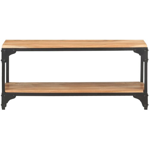 Maison Chic Klubska mizica - kavna mizica - Nizka mizica 90x30x40 cm trden akacijev les, (21754499) Slike