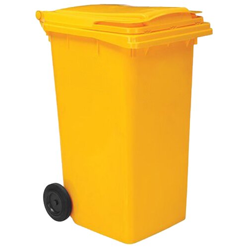 dvorišna kanta za smeće 240l Standard žuta 1018 PL240 Slike