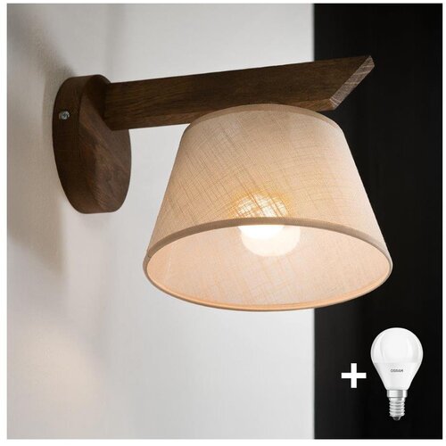  Brilagi - LED zidna svetiljka ANTHONY 1xE14/40W/230V hrast/orah/bež Cene