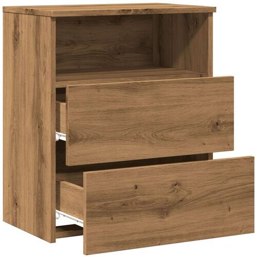 VidaXL Noćni ormarići boja hrasta artisan 50x32x60cm konstruirano drvo Slike