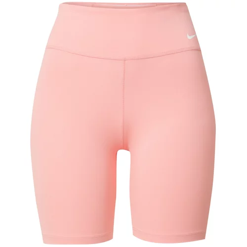 Nike Sportske hlače 'One' roza / bijela