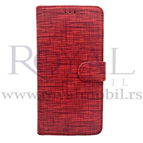  futrola textile flip za samsung A715 galaxy A71 crvena Slike
