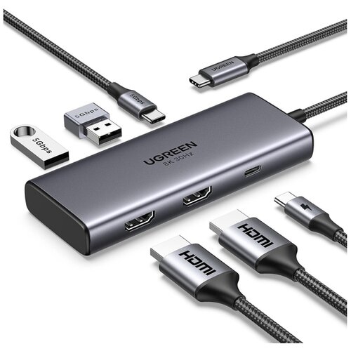 Ugreen priklopna postaja 6v1 USB-C 100W PD 45379 Cene