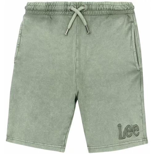 Lee Kratke hlače iz tkanine Tonal 0133 Zelena Regular Fit