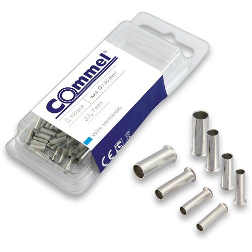 Commel NEIZOLIRANI ZAVR&amp;Scaron;NI TULJCI 2.5MM2 Slike