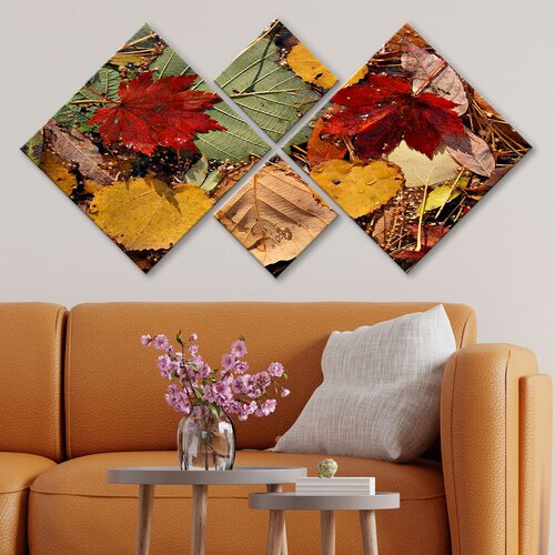 Wallity slika 4MDF36954355, 60x115 cm, 4 dijela Cene