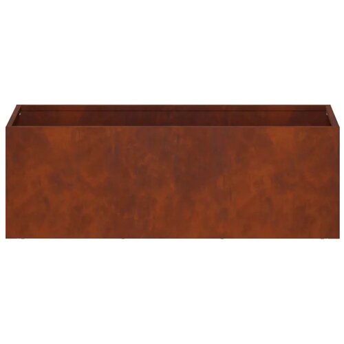  Vrtna saksija Rđa 40 x 20 x 20 cm Otporni čelik - Otporni čelik 40 x 20 x 20 cm 1 Slike
