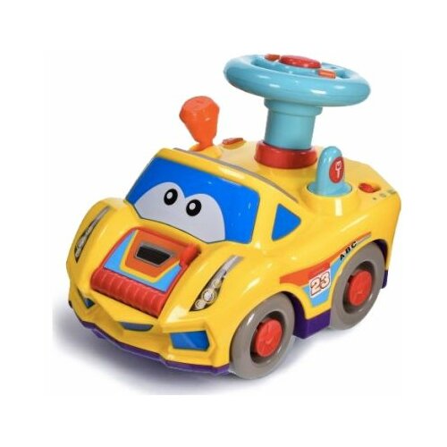 Infunbebe igračka moj prvi auto sa volanom 6+ žuta Slike