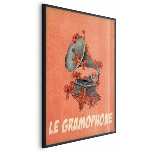  Plakat - Gramophone 29.7x42 Crni okvir Cene