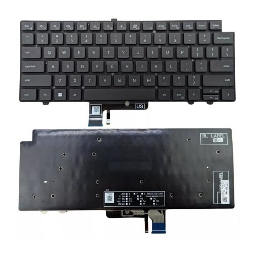  Tastatura za laptop Dell Latitude 7340 P178G 7440 P174G 7640 P126F mali enter, backlight ( 112424 ) Slike