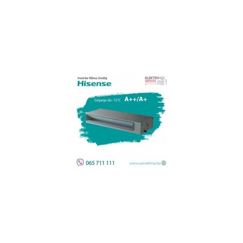 MULTI i mono split kanalska klima Hisense 18000 BTU ADT52UX4RCL4 Inverter Slike