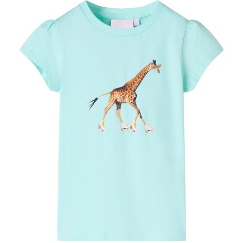 vidaXL Dječja majica svijetla boja vode 92 Cijene