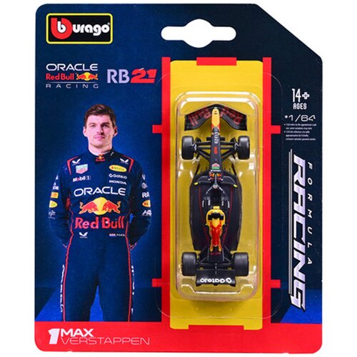 Bburago Formula Oracle Red Bull racing RB21, 1:64, Crna Cene