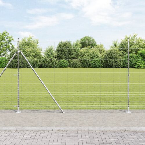  Ograda za polja 1 6x25 m Galvanizirani čelik Slike