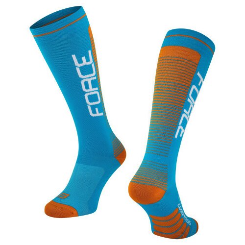 Force čarape compress, plavo-narandžaste s-m / 36-41 ( 9011911 ) Cene