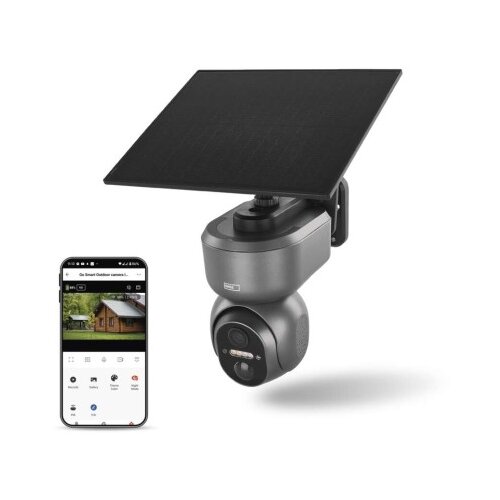  GoSmart Zunanja vrtljiva kamera IP-6000 OWL, z 4G/LTE, siva Slike