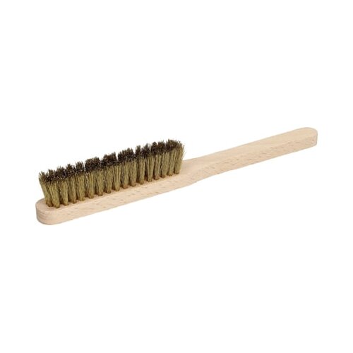Bürstenhaus Redecker Ščetka z medeninastimi ščetinami in ročajem - 22 cm Cene