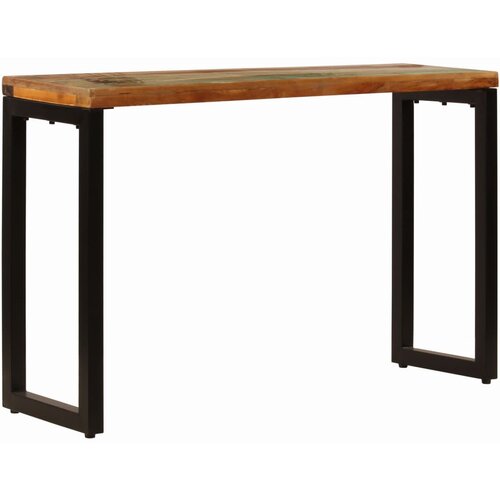 Maison Chic konzolna miza - miza ob steni 120x35x76 cm trden predelan les in jeklo, (21786314) Slike