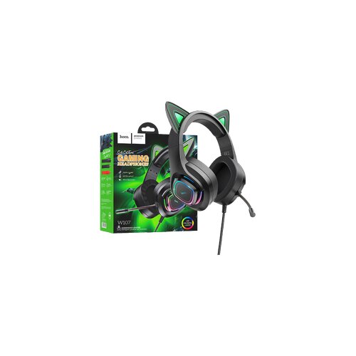 Hoco. W107 Cute Cat Black/Green Slike