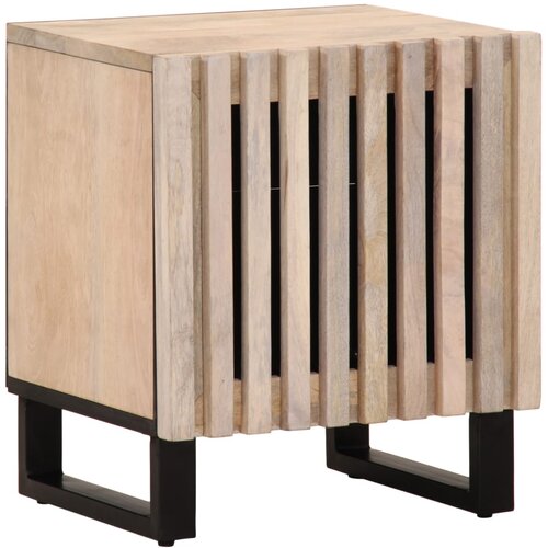 Maison Chic Dvo delni komplet Nočne omarice - Nočne mize 40x34x46 cm trden beljen mangov les, (21687198) Cene