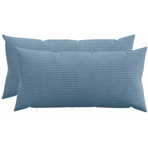  Presvlaka za jastuk 2 pcs HEERLEN Plava 40 x 80 cm Kord - Plava 40 x 80 cm 2 Cijene